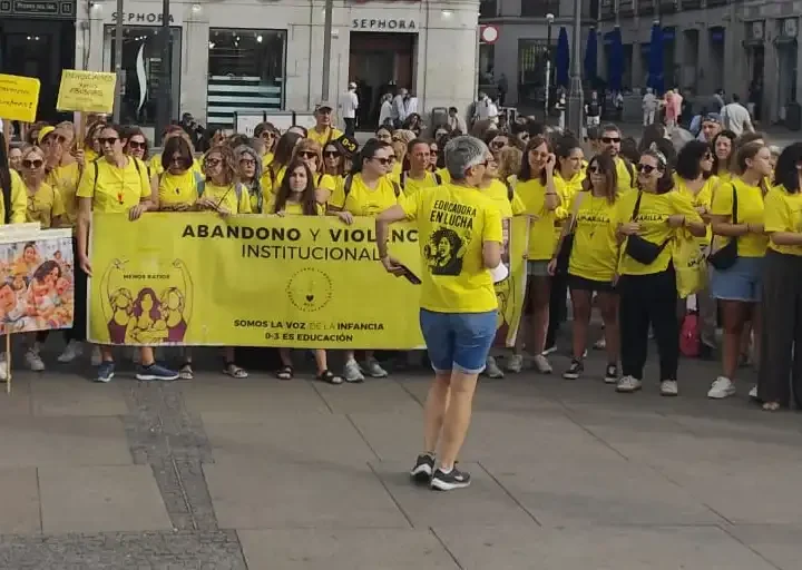 Trabajadoras y trabajadores cristianos de Madrid respaldan las reivindicaciones de las educadoras infantiles al inicio del curso