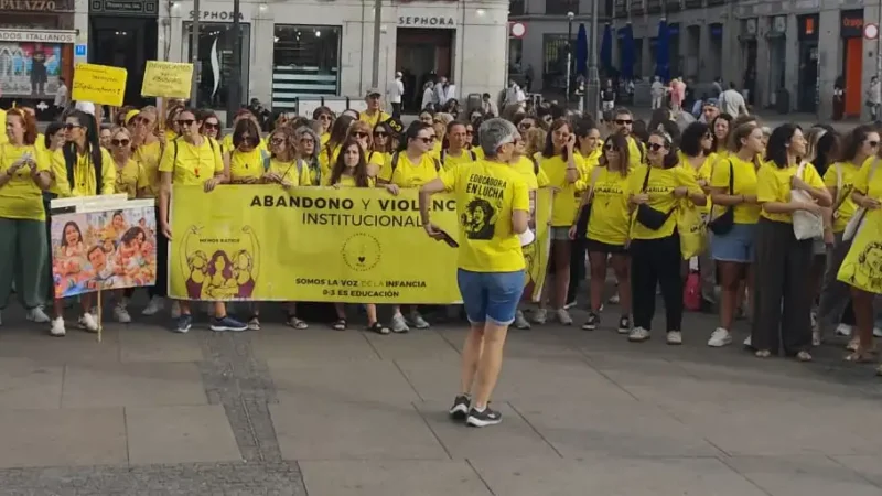 Trabajadoras y trabajadores cristianos de Madrid respaldan las reivindicaciones de las educadoras infantiles al inicio del curso