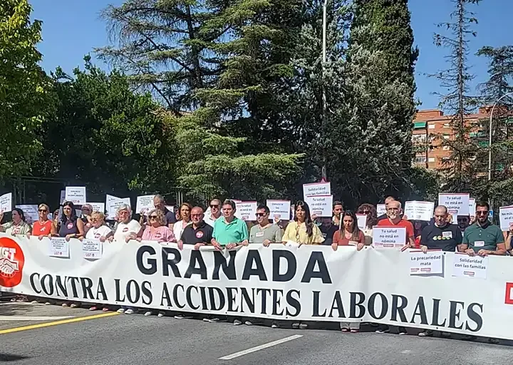 Sindicatos exigen medidas urgentes tras la segunda muerte laboral en 24 horas en Granada