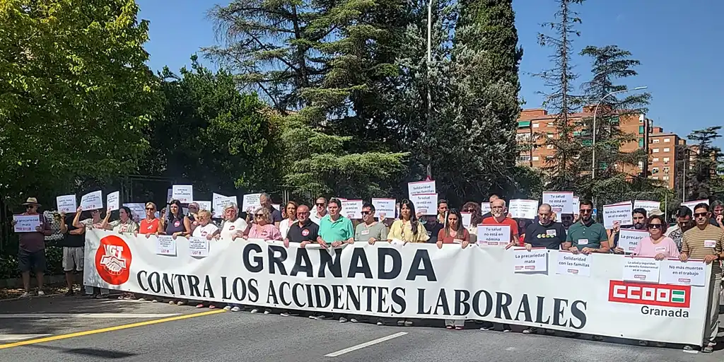 Sindicatos exigen medidas urgentes tras la segunda muerte laboral en 24 horas en Granada