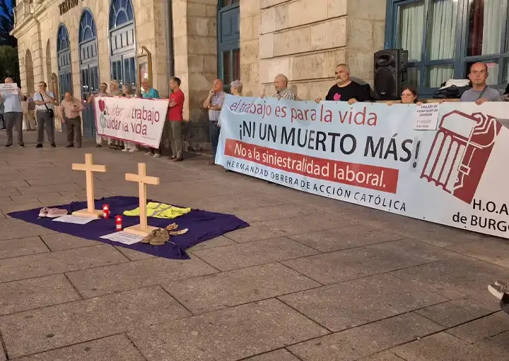 Trabajadores cristianos de Burgos piden mejoras de prevención tras dos nuevas muertes en el trabajo