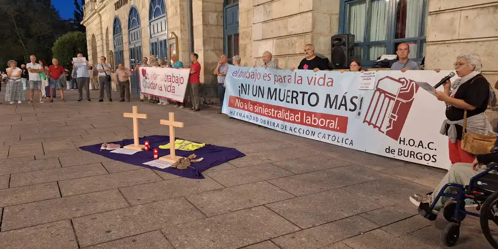 Trabajadores cristianos de Burgos piden mejoras de prevención tras dos nuevas muertes en el trabajo