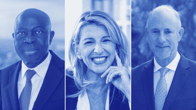 Las tres personas candidatas a dirigir la OIT se someten a las preguntas de gobiernos, sindicatos y empresas