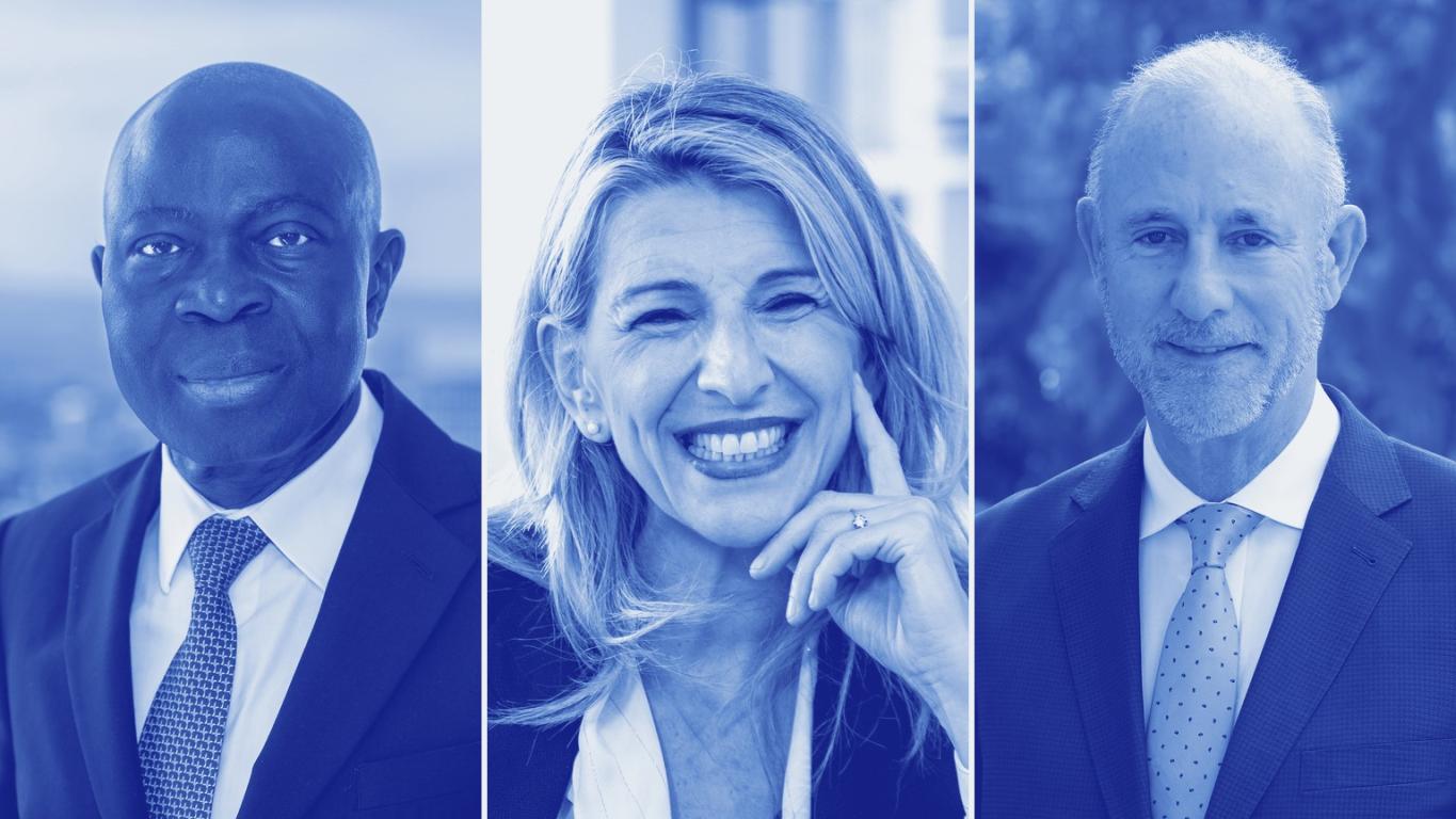 Las tres personas candidatas a dirigir la OIT se someten a las preguntas de gobiernos, sindicatos y empresas