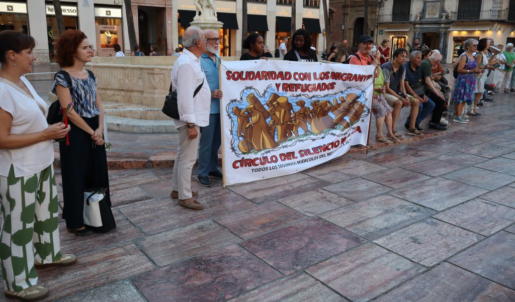 El Círculo del Silencio de Málaga reclama una respuesta humanitaria urgente ante la crisis de Ceuta