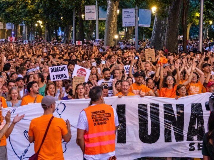La protesta por la vivienda acampa en Sol y exige medidas para que no haya “otra Maricarmen”