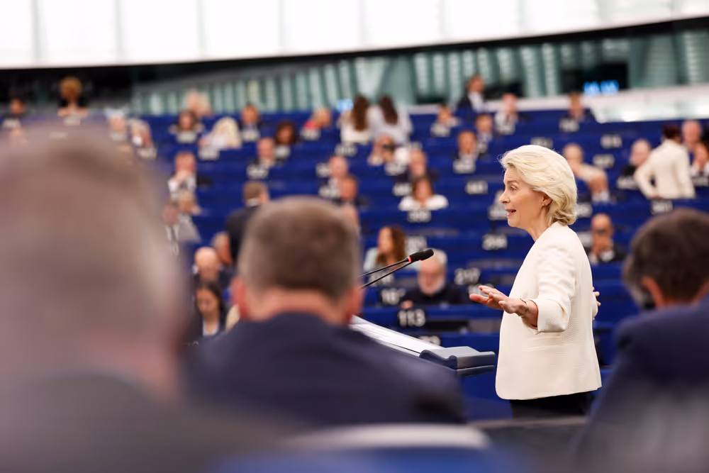 Von der Leyen proyecta una Europa más autónoma, industrial y defensiva con la agenda social aún pendiente