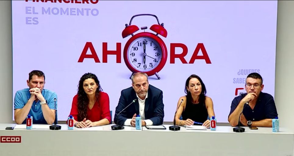 Anuncian movilizaciones sindicales para trasladar los altos beneficios de la banca a la mejora de las condiciones de trabajo