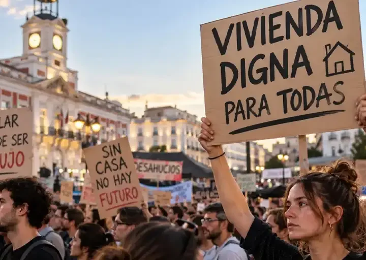 USO reclama ampliar el parque público de vivienda y regular los alquileres de cara al 29N