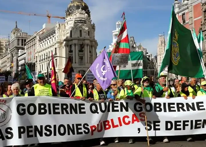 Pensionistas e inquilinas unen fuerzas en Madrid por las pensiones públicas y el derecho a la vivienda