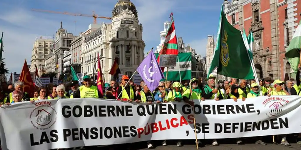 Pensionistas e inquilinas unen fuerzas en Madrid por las pensiones públicas y el derecho a la vivienda