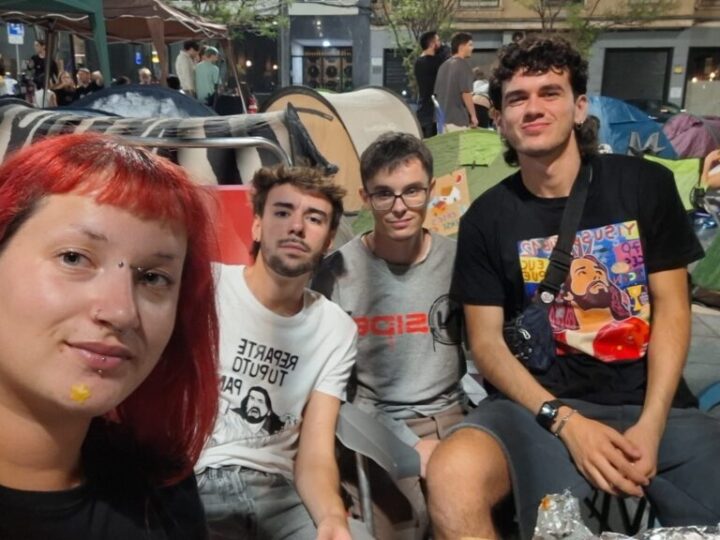 La Juventud Obrera Cristiana (JOC) está presente en las acampadas