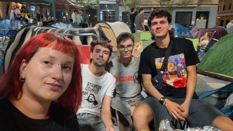 La Juventud Obrera Cristiana (JOC) está presente en las acampadas