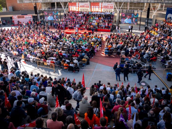 Más de 2.000 delegados sindicales calientan motores en Getafe para impulsar la huelga general del 11 de noviembre