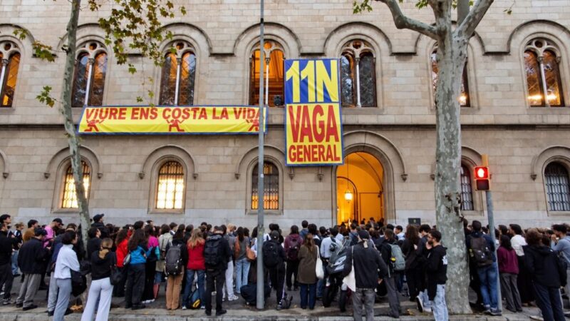 La “Casa de la Vaga” abre en Barcelona para extender la organización del 11N a los barrios y centros de trabajo