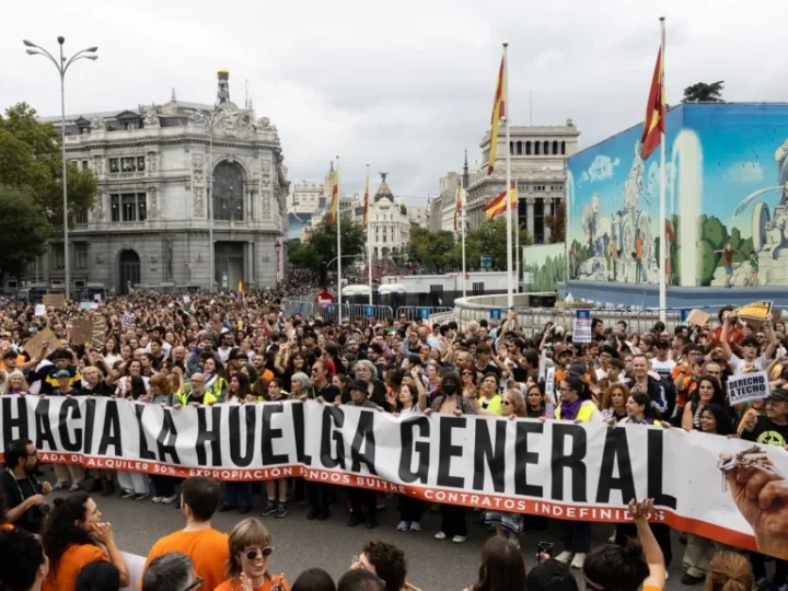 La huelga general por la vivienda y los salarios apunta al 11 de noviembre