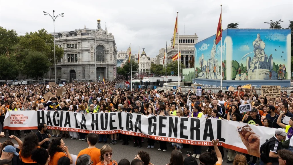 La huelga general por la vivienda y los salarios apunta al 11 de noviembre